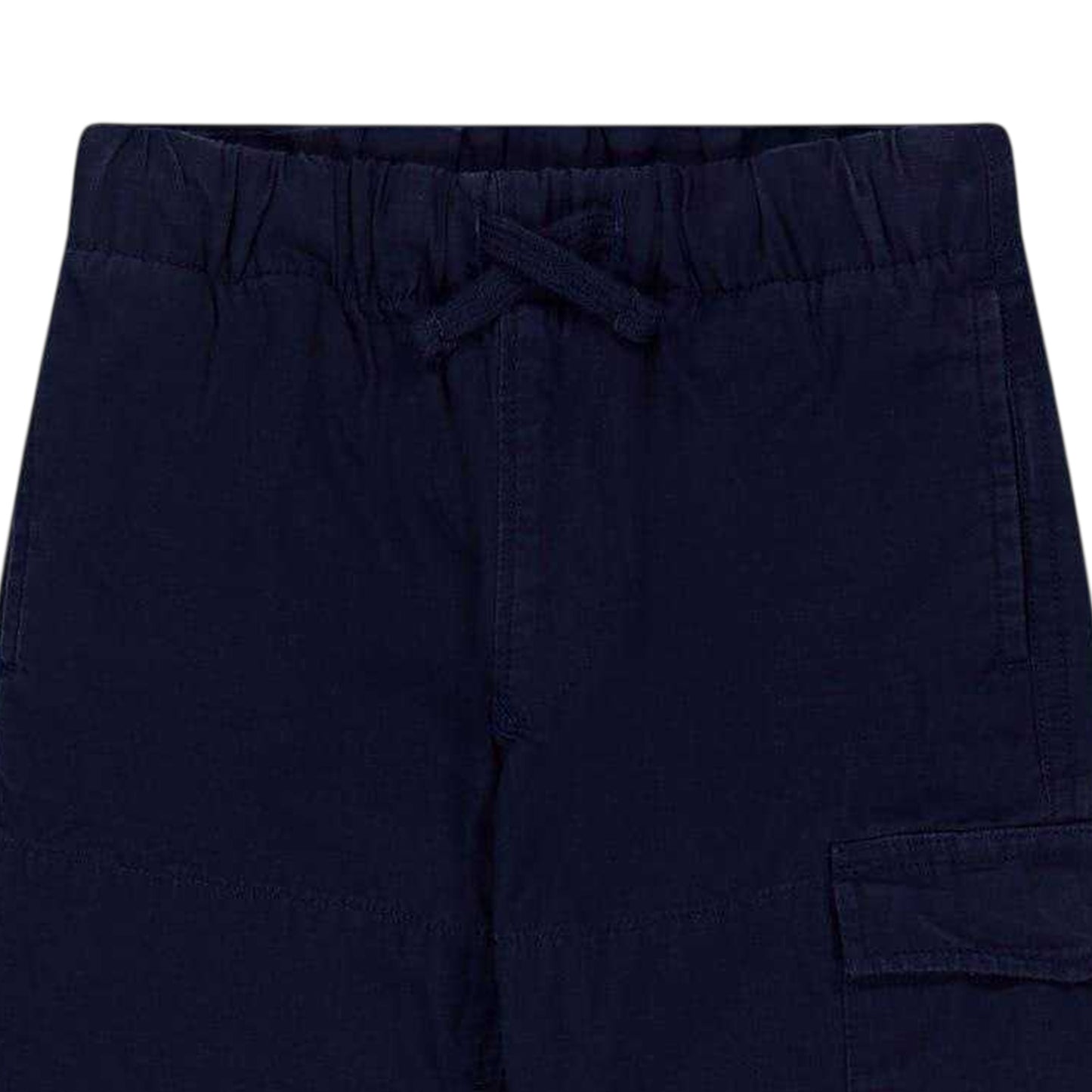 Navy - Side - Ralph Lauren Boys Polo Regular Cargo Trousers