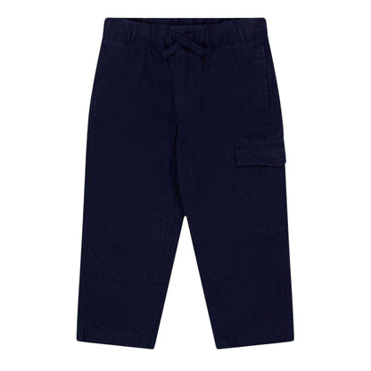 Navy - Front - Ralph Lauren Boys Polo Regular Cargo Trousers