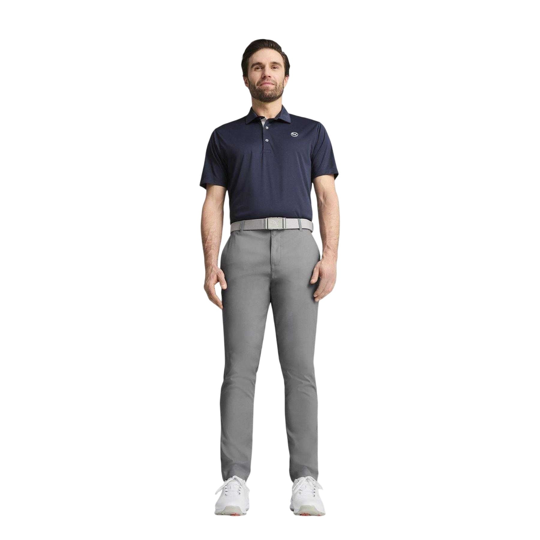 Slate-Sky - Pack Shot - Puma Mens Dealer Golf Trousers