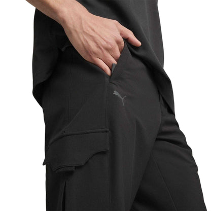 Puma Black - Side - Puma Mens PD Cargo Trousers
