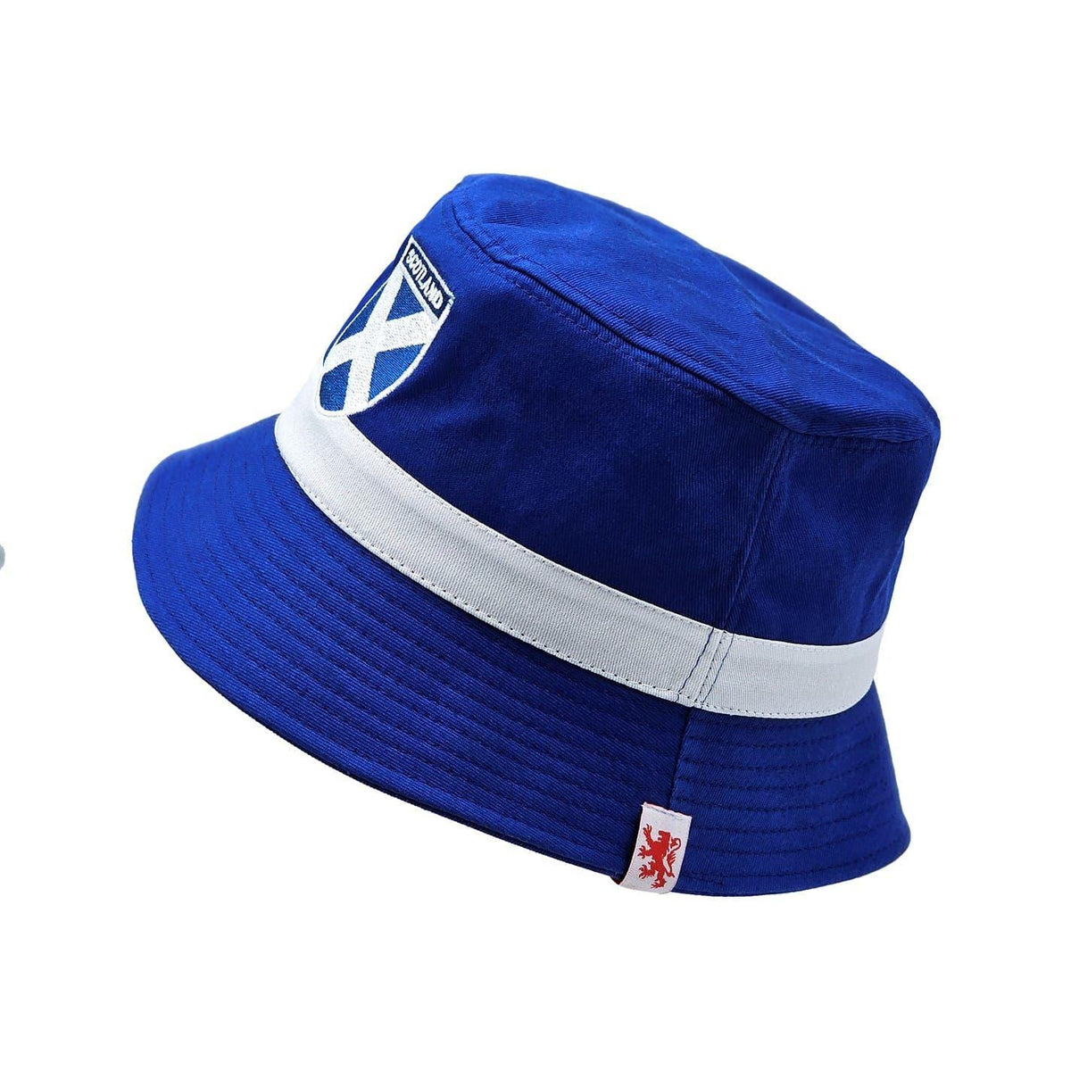 Royal Blue - Side - Team Unisex Adult Scotland Bucket Hat