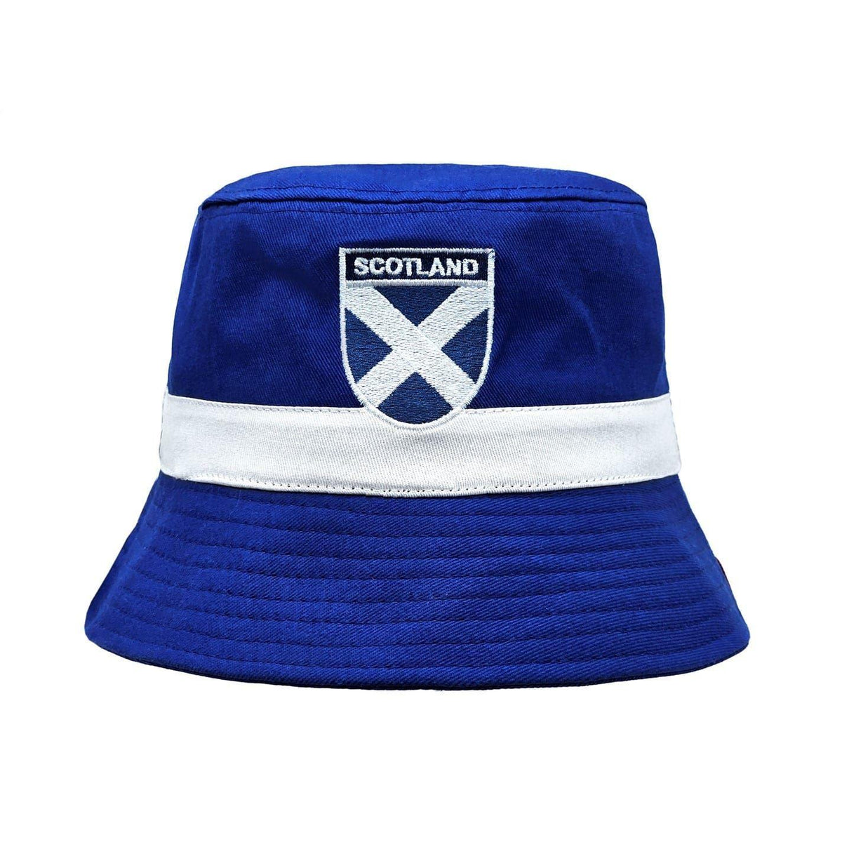 Royal Blue - Front - Team Unisex Adult Scotland Bucket Hat