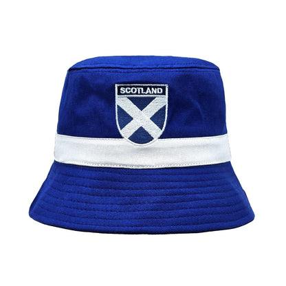 Royal Blue - Front - Team Unisex Adult Scotland Bucket Hat