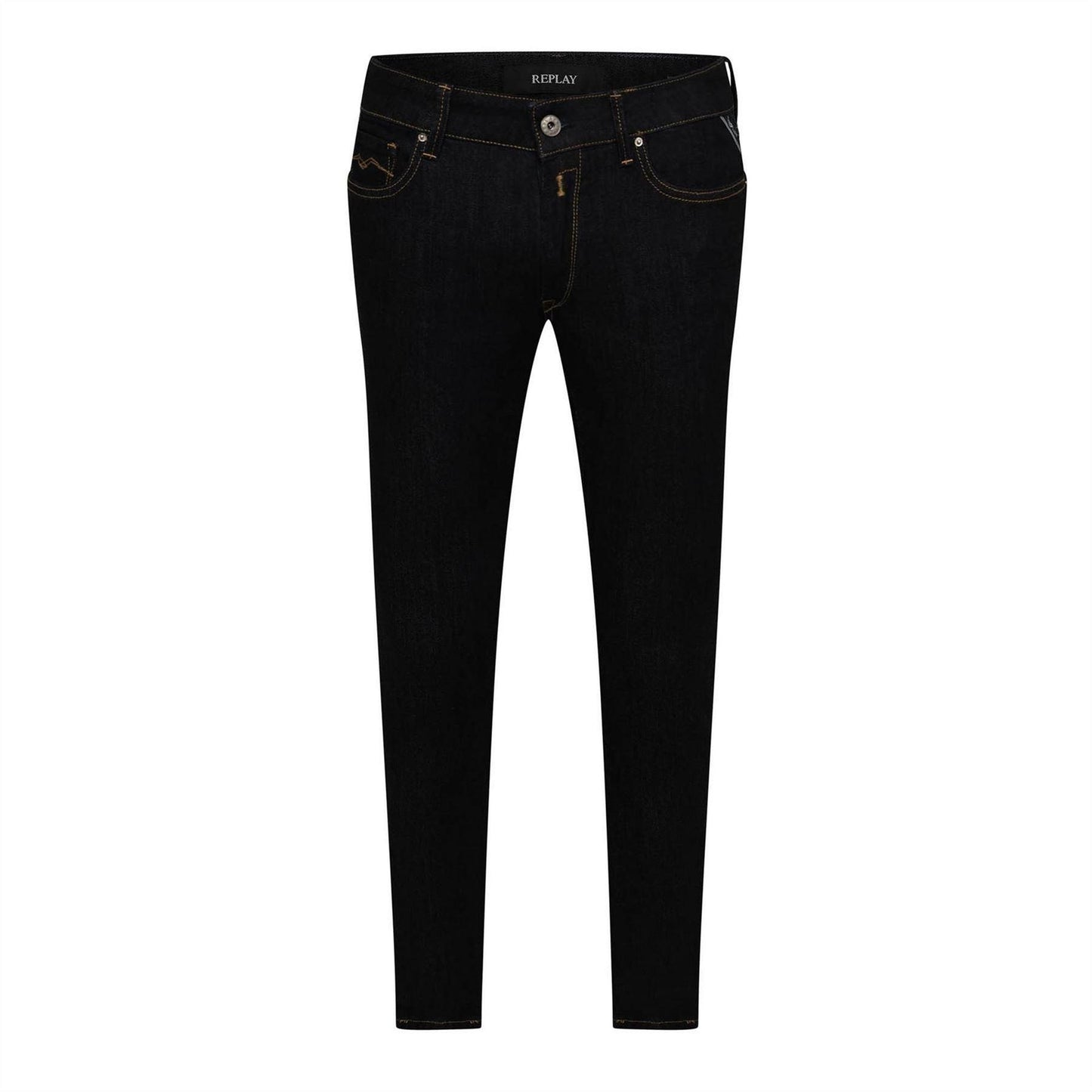 Dark Navy - Front - Replay Womens-Ladies Luz Skinny Jeans