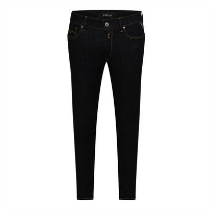 Dark Navy - Front - Replay Womens-Ladies Luz Skinny Jeans