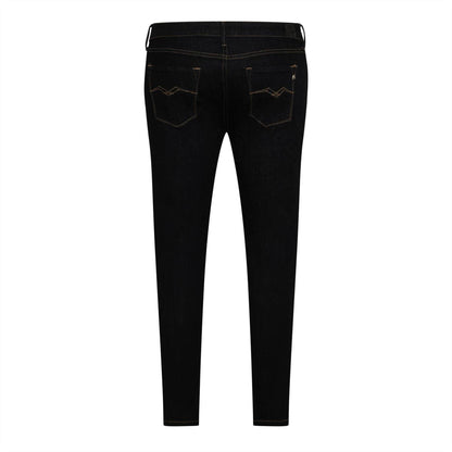 Dark Navy - Back - Replay Womens-Ladies Luz Skinny Jeans