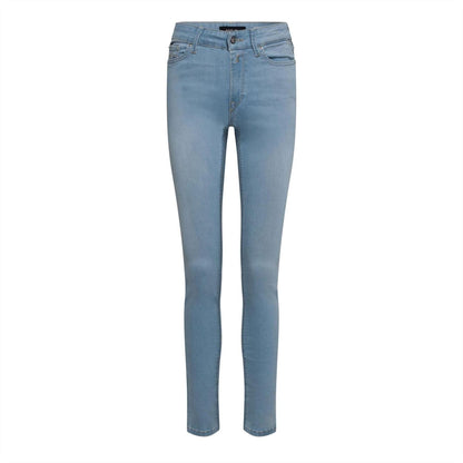 Light Blue - Front - Replay Womens-Ladies Luz Skinny Jeans
