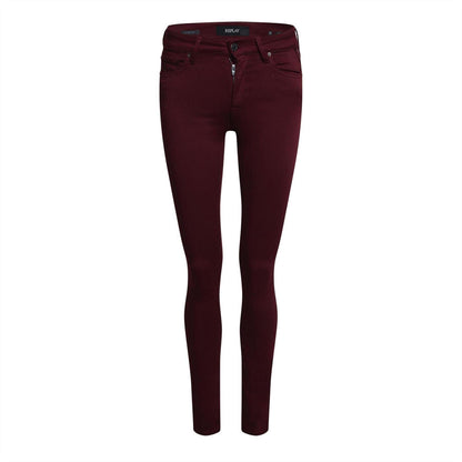 Purple - Front - Replay Womens-Ladies Luz Skinny Jeans