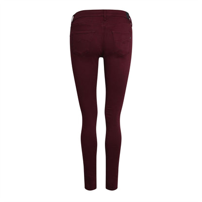 Purple - Back - Replay Womens-Ladies Luz Skinny Jeans