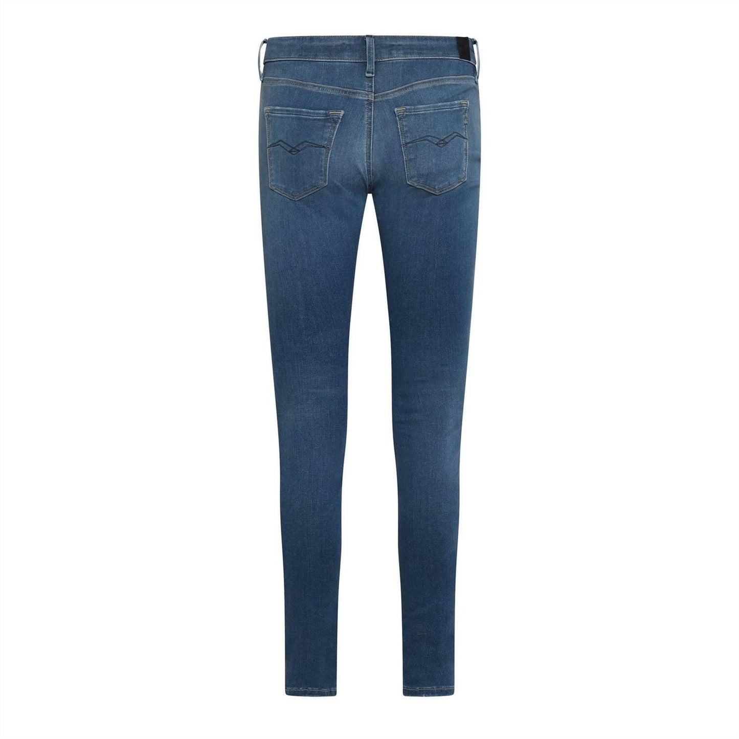 Blue - Back - Replay Womens-Ladies Luz Skinny Jeans