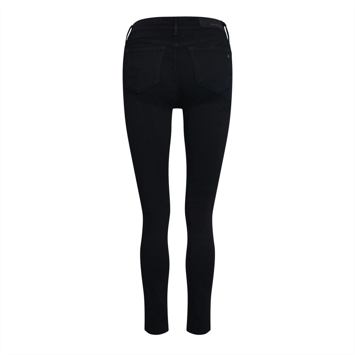 Blue-Dark Navy - Back - Replay Womens-Ladies Luz Skinny Jeans