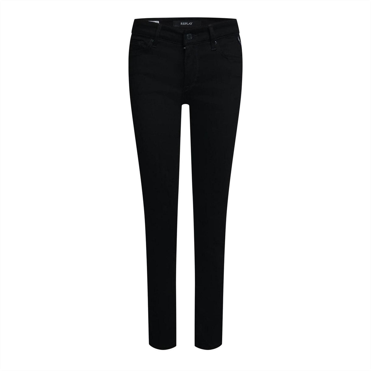 Black - Front - Replay Womens-Ladies Luz Skinny Jeans