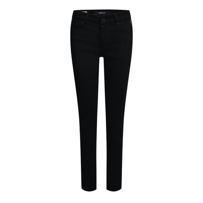 Black - Front - Replay Womens-Ladies Luz Skinny Jeans