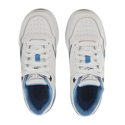 White-Blue - Lifestyle - Reebok Childrens-Kids BB 4000 II Leather Trainers
