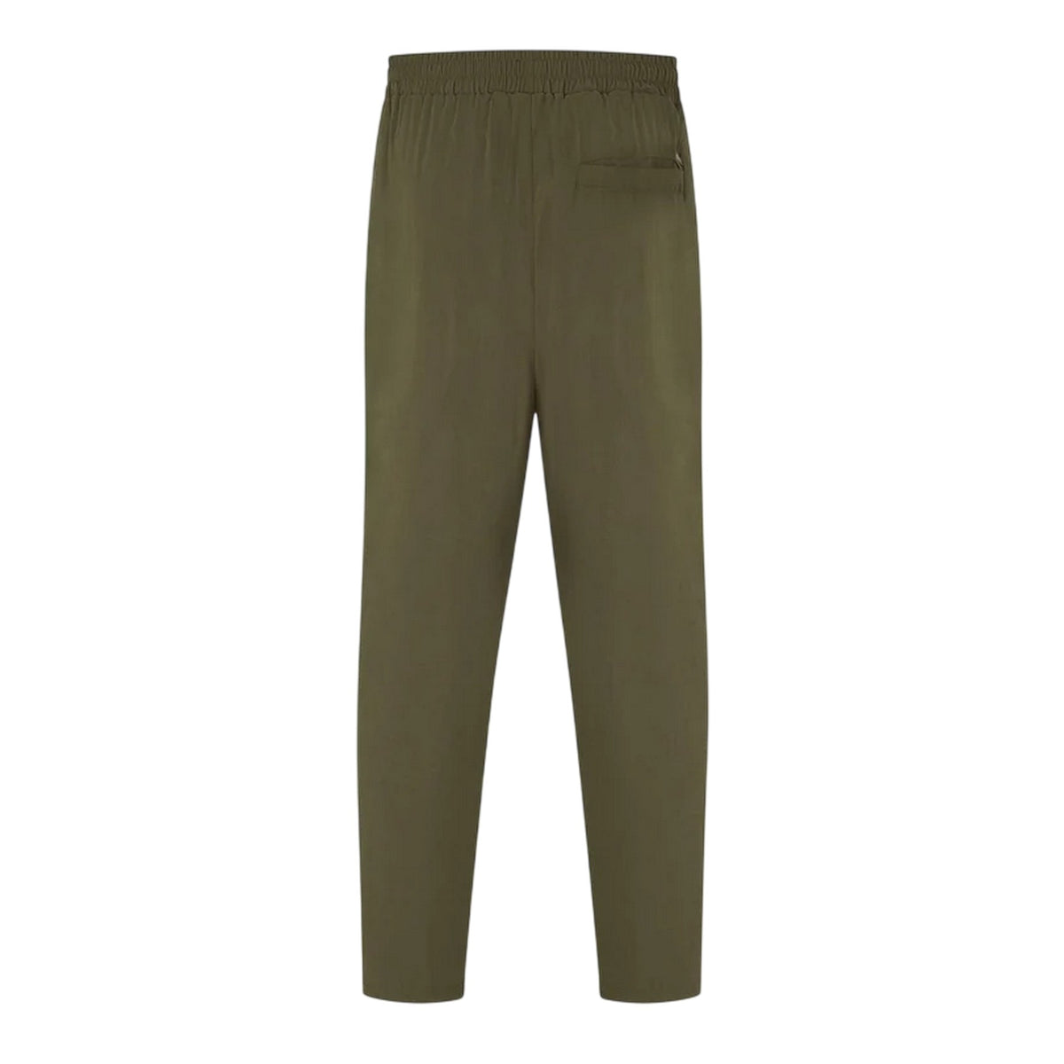 Olive - Back - Belier Mens Modal Plain Trousers