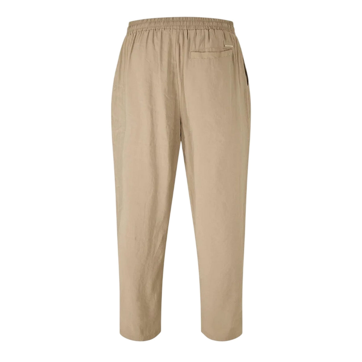 Taupe - Back - Belier Mens Modal Plain Trousers