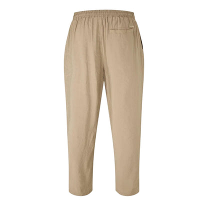 Taupe - Back - Belier Mens Modal Plain Trousers