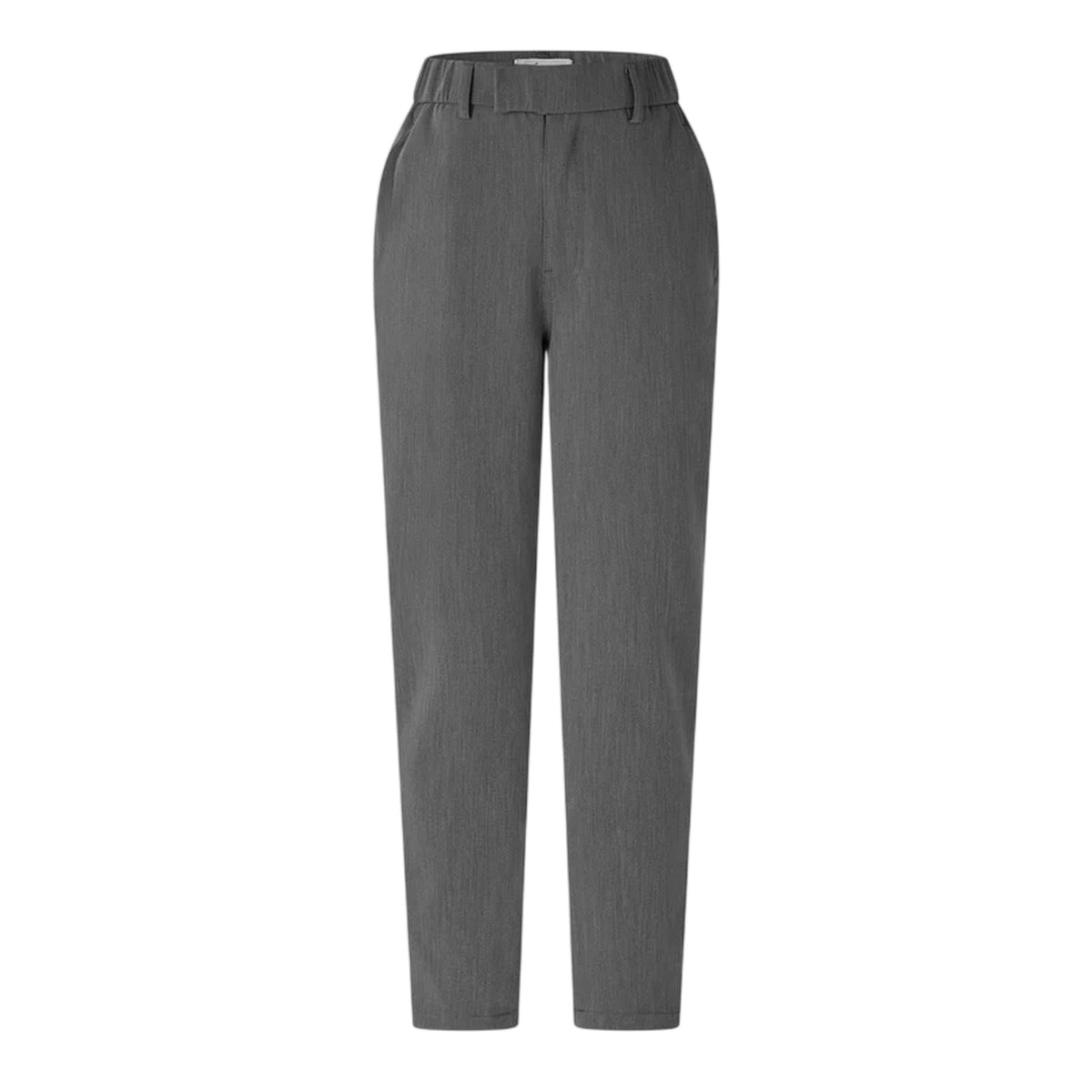 Slate Grey - Back - Belier Mens Wide Leg Trousers
