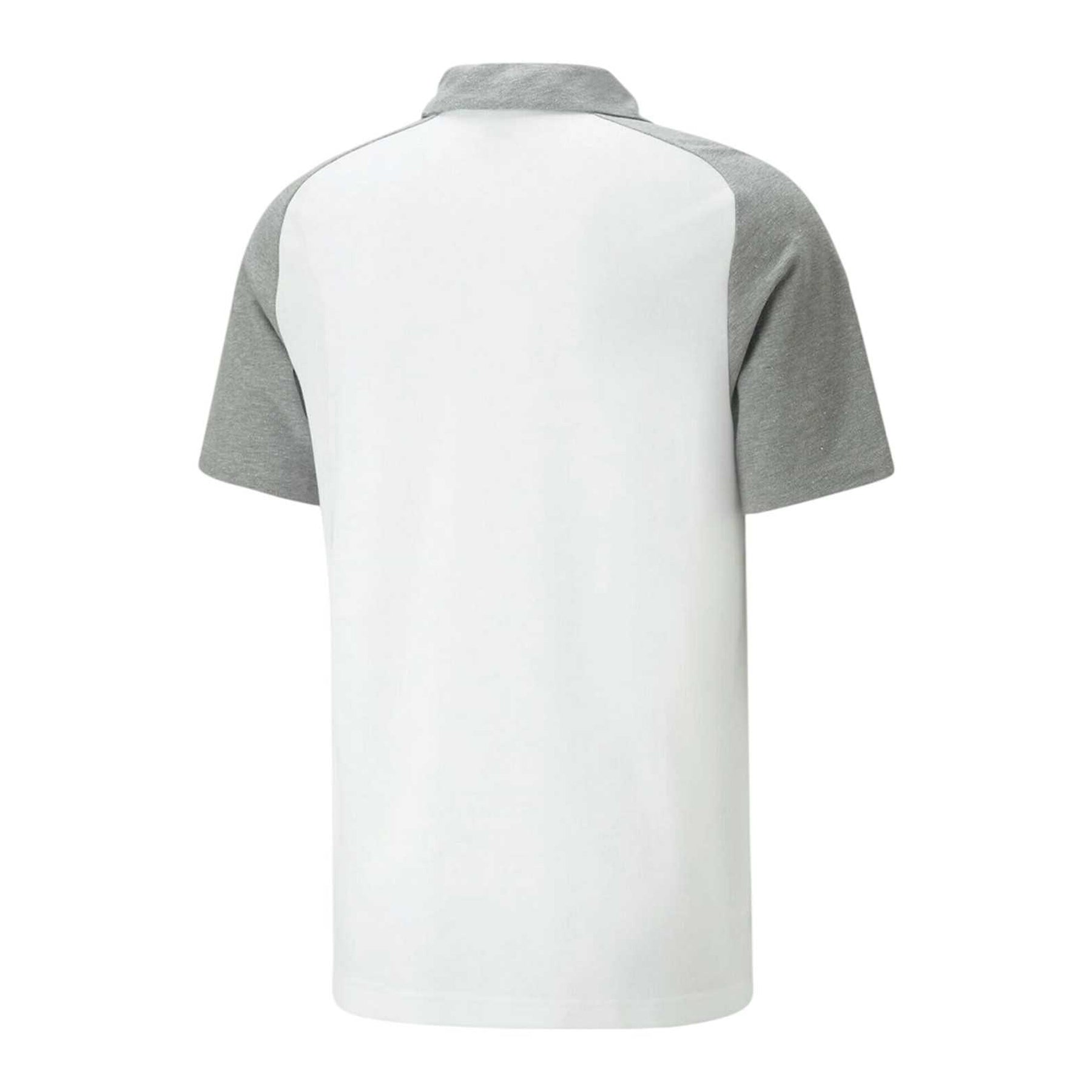 White-Grey - Back - Puma Mens Teamcup Casual Polo Shirt