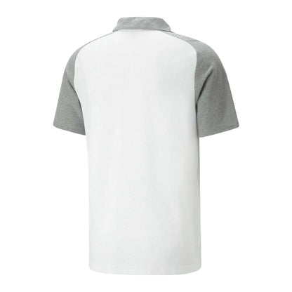 White-Grey - Back - Puma Mens Teamcup Casual Polo Shirt