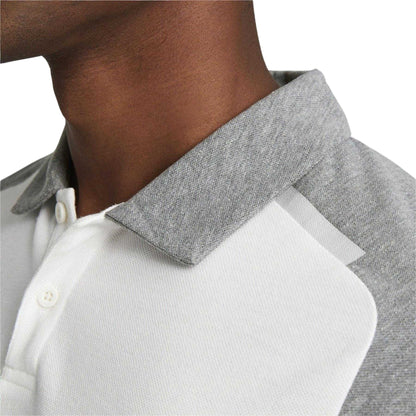 White-Grey - Lifestyle - Puma Mens Teamcup Casual Polo Shirt