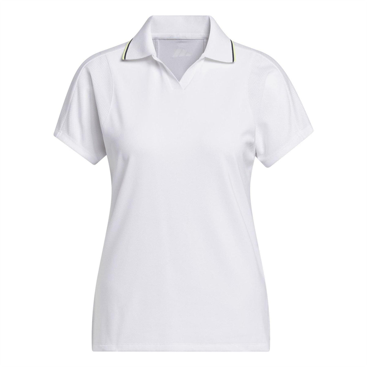 White - Front - Adidas Womens-Ladies Climacool Performance Polo Shirt