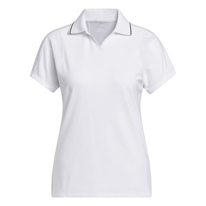 White - Front - Adidas Womens-Ladies Climacool Performance Polo Shirt