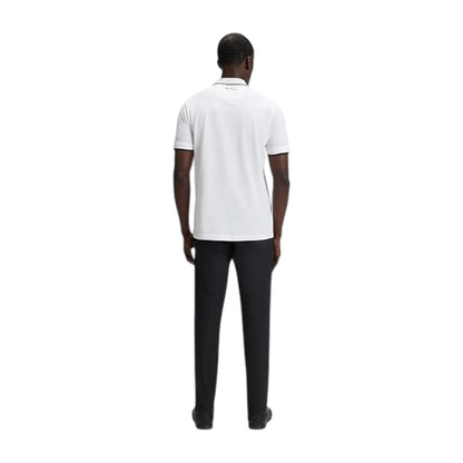 White - Back - Boss Mens Join Paddy Embroidered Logo Regular Polo Shirt