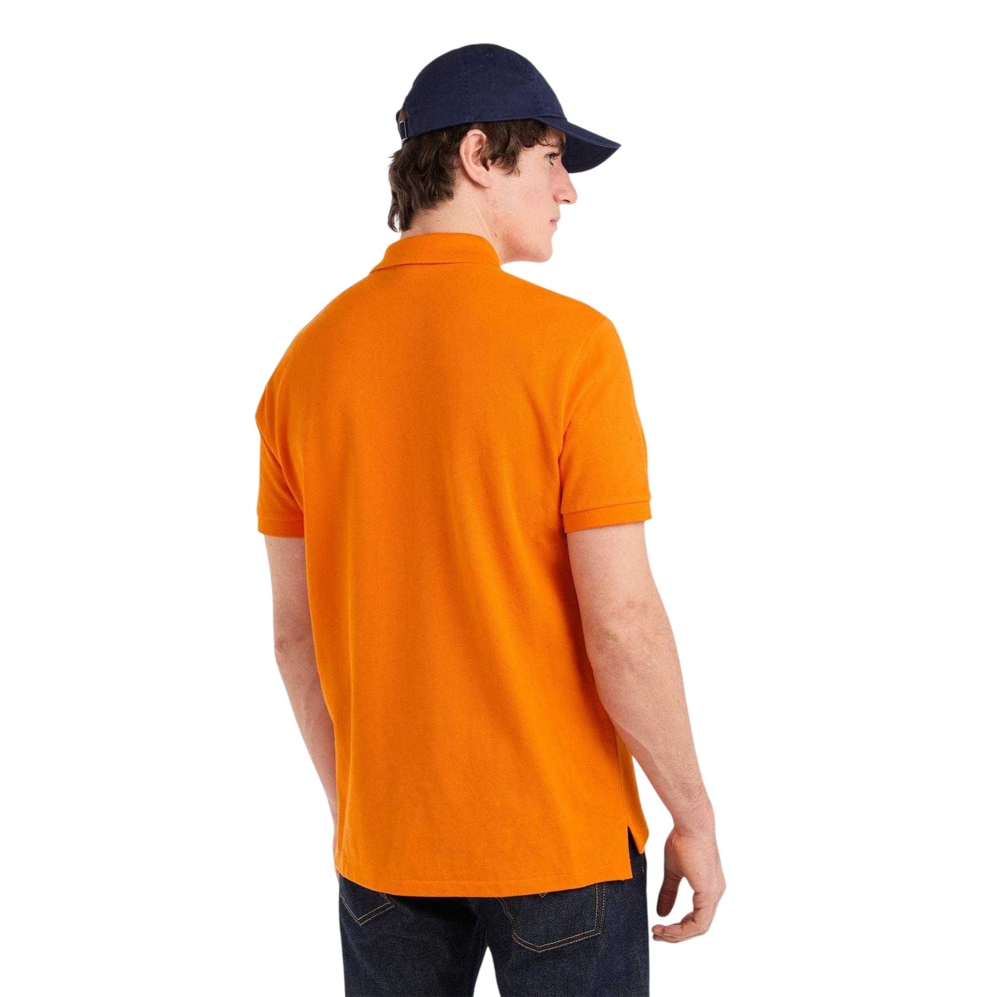Orange - Back - Ralph Lauren Mens Custom Polo Shirt