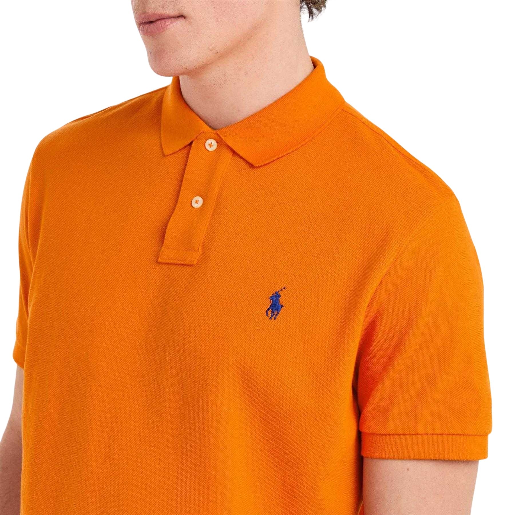 Orange - Lifestyle - Ralph Lauren Mens Custom Polo Shirt