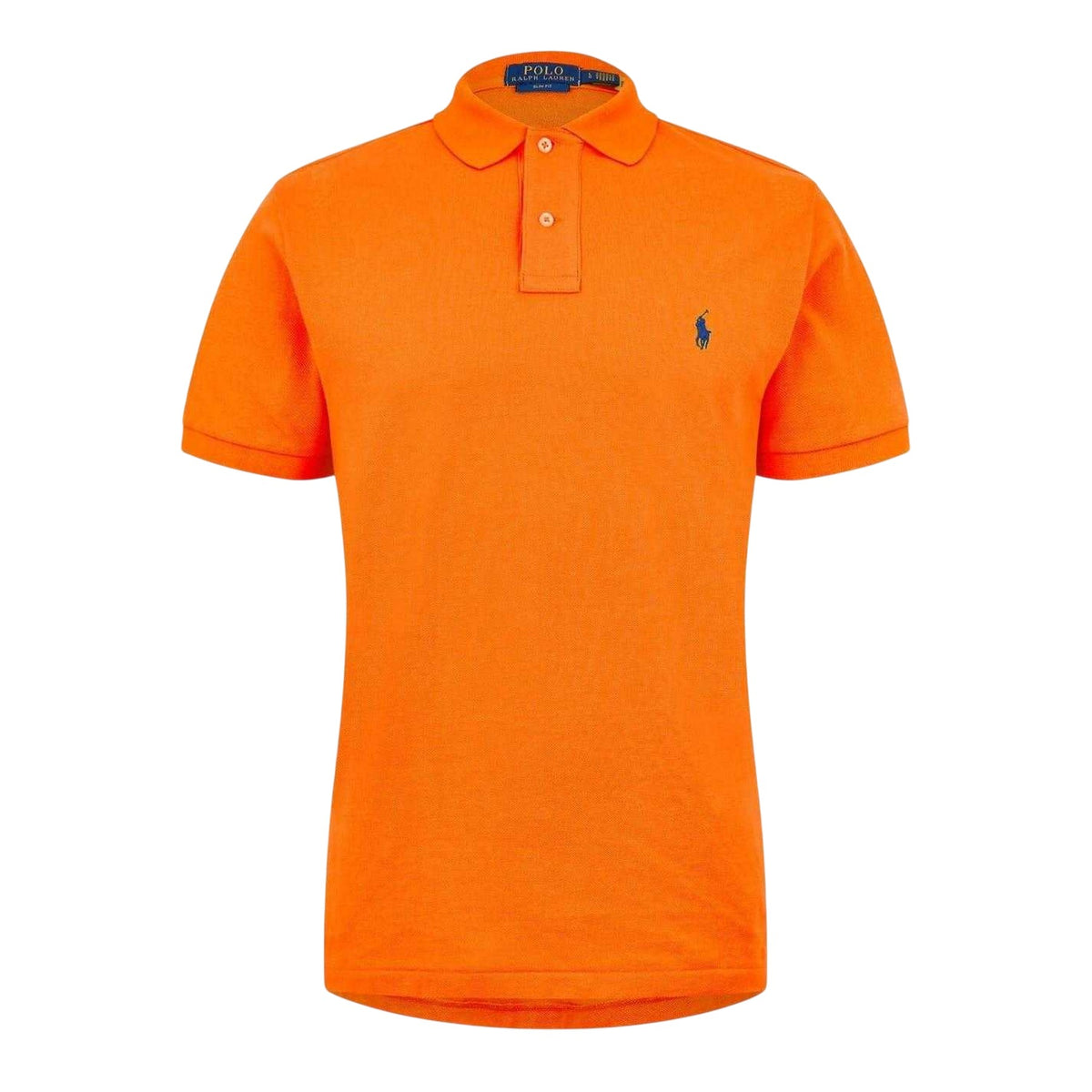 Orange - Front - Ralph Lauren Mens Custom Polo Shirt