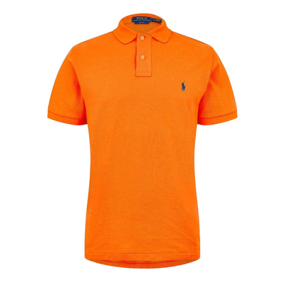 Orange - Front - Ralph Lauren Mens Custom Polo Shirt