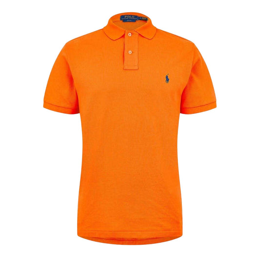 Orange - Front - Ralph Lauren Mens Custom Polo Shirt