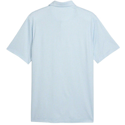 White-Blue - Back - Puma Mens Cloudspun Polo Shirt