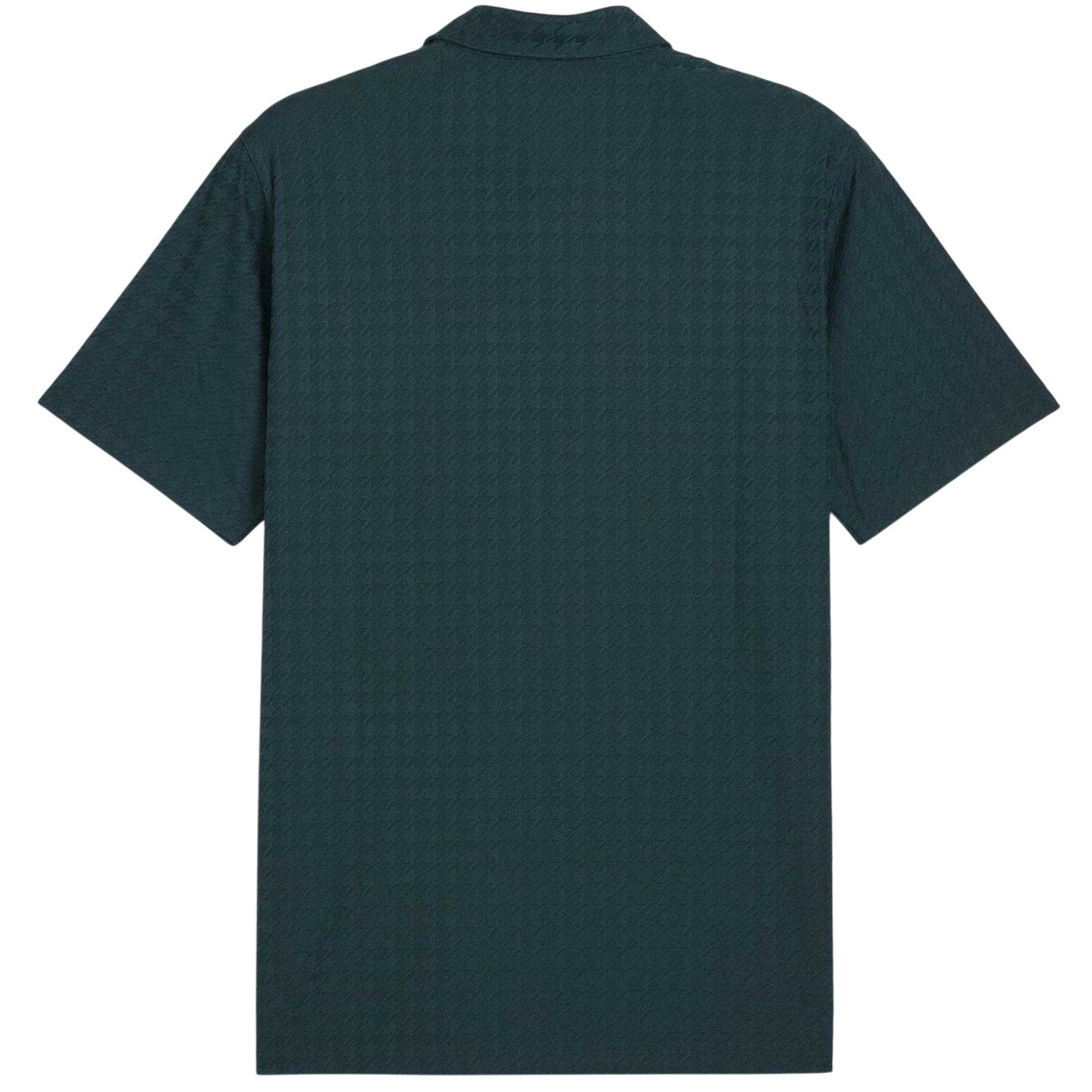 Green-Terrain - Back - Puma Mens Mattr Houndstooth Performance Polo Shirt