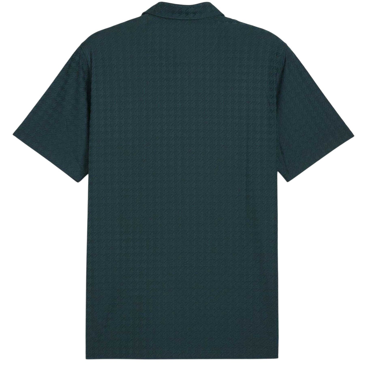 Green-Terrain - Back - Puma Mens Mattr Houndstooth Performance Polo Shirt