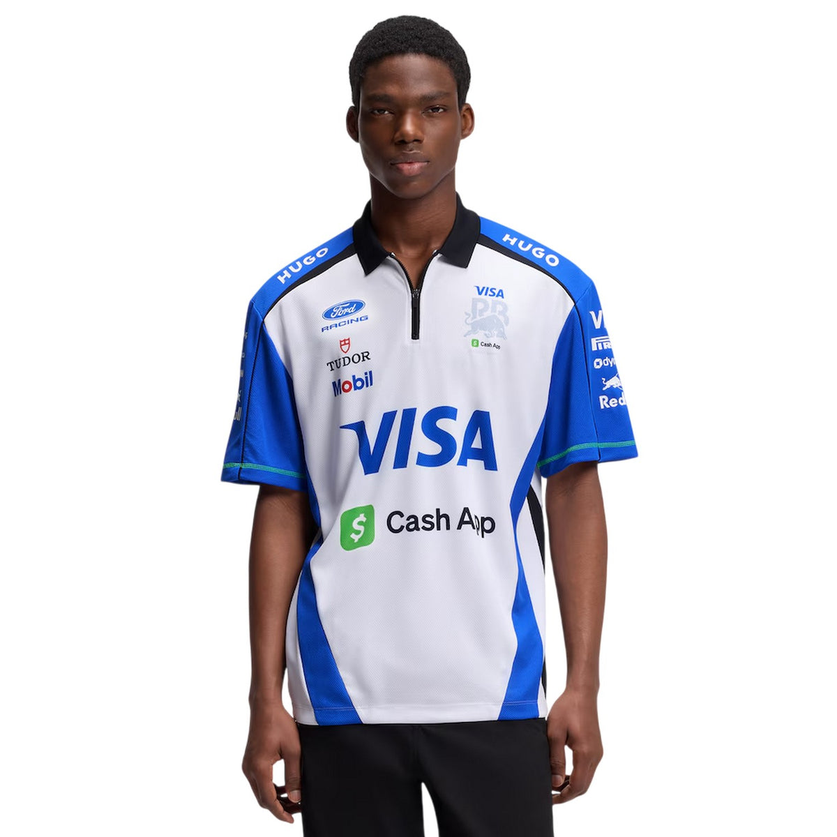 Medium Blue - Lifestyle - Hugo Mens Woodmark Oracle Red Bull Racing Polo Shirt
