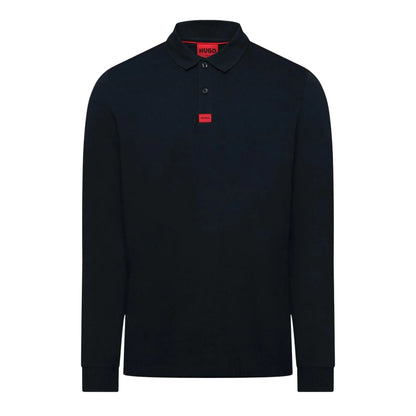Dark Blue - Front - Hugo Mens Deresolo222 Slim Polo Shirt