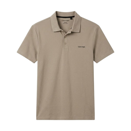 Shadow - Front - Calvin Klein Mens Interlock Polo Shirt