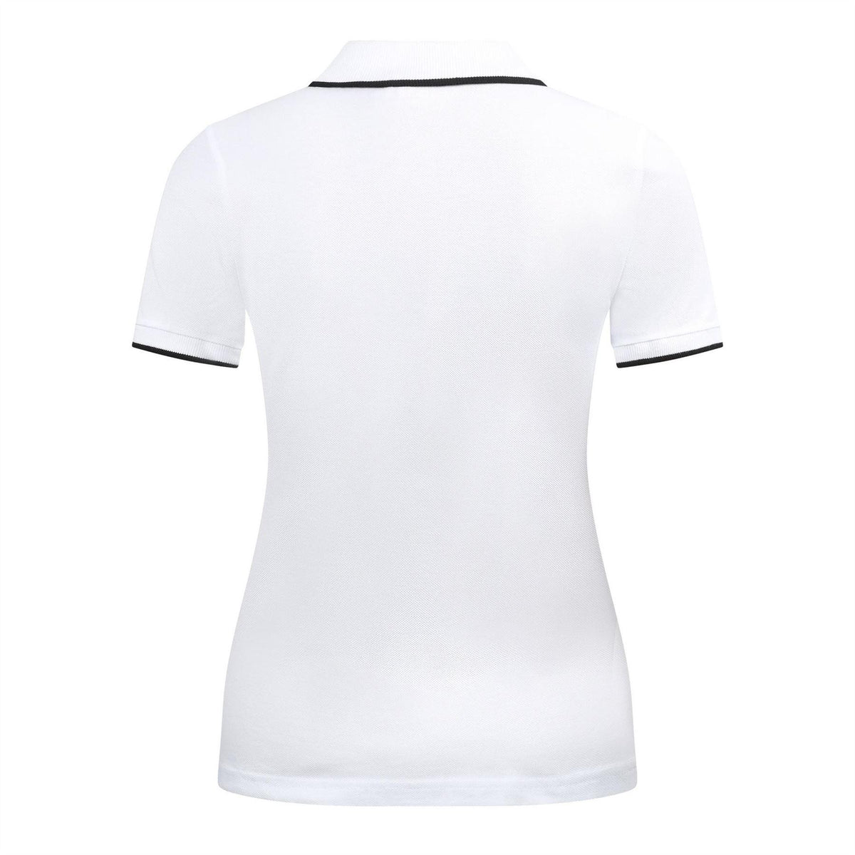 Bright White - Back - Diesel Womens-Ladies T-Tendy Microdiv Polo Shirt