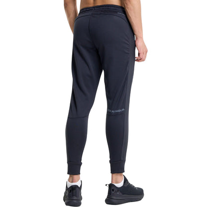 Black - Back - Under Armour Mens Storm Fleece Jogging Bottoms