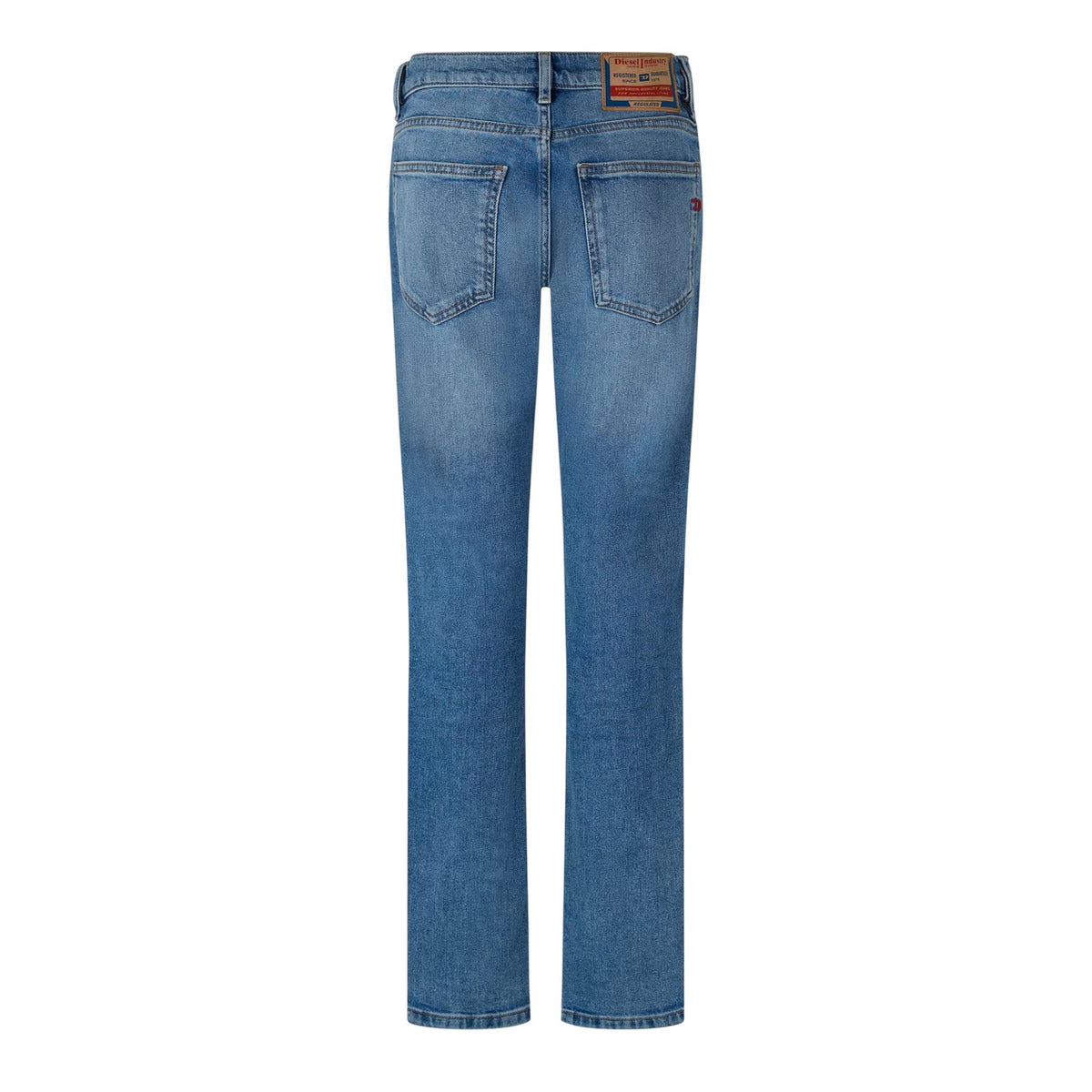 Blue Denim - Back - Diesel Mens 2019 D-Strukt Denim Slim Jeans