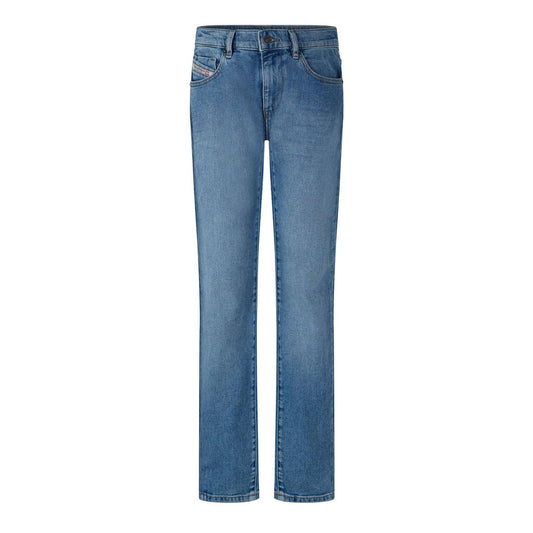 Blue Denim - Front - Diesel Mens 2019 D-Strukt Denim Slim Jeans