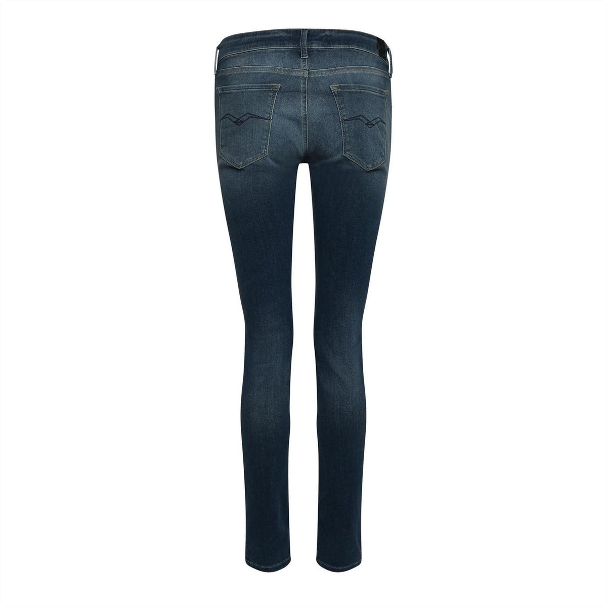 Blue - Back - Replay Womens-Ladies New Luz Skinny Jeans