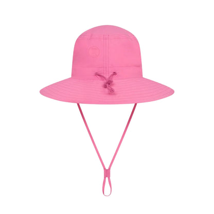Bubblegum Pink - Back - Hunza G Plain Bucket Hat