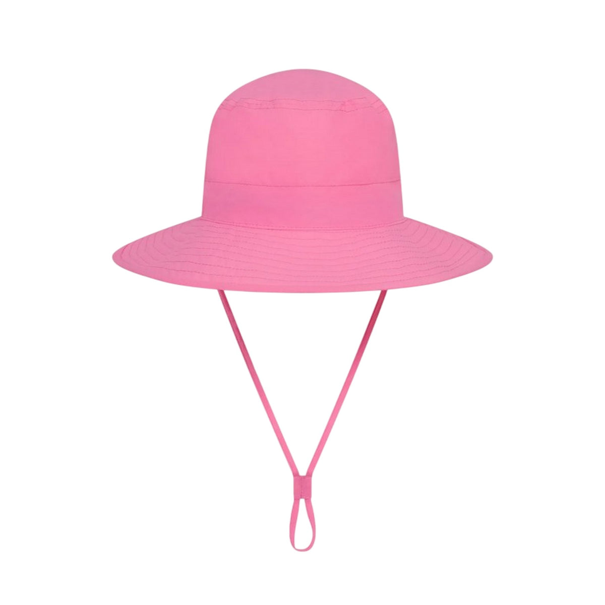 Bubblegum Pink - Front - Hunza G Plain Bucket Hat