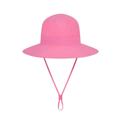 Bubblegum Pink - Front - Hunza G Plain Bucket Hat