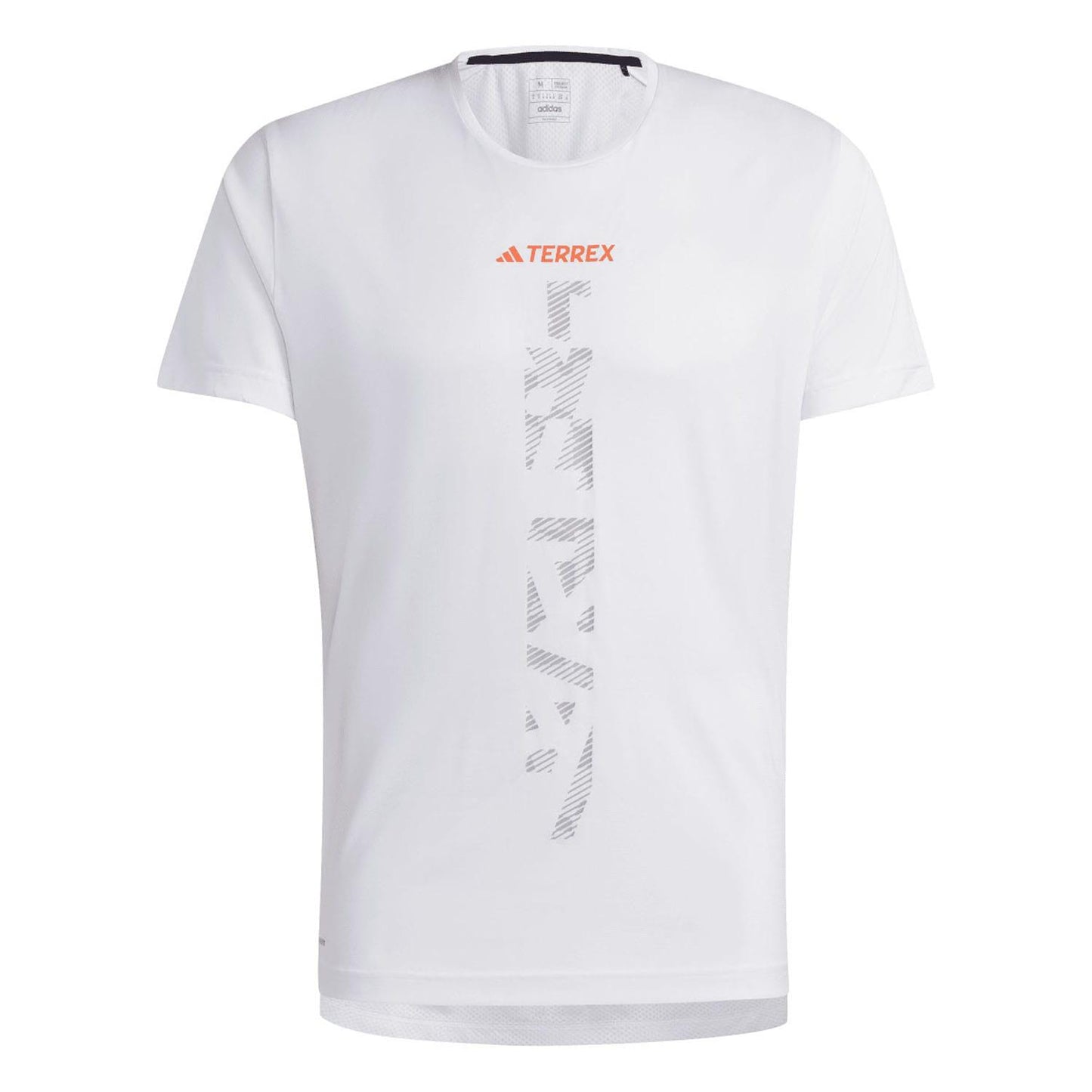 White - Front - Adidas Mens Terrex Agravic Trail Running T-Shirt