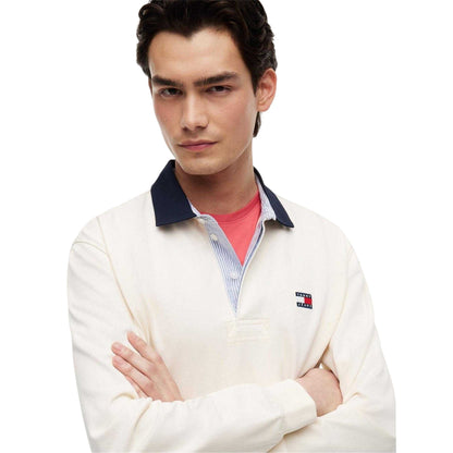 Calico - Lifestyle - Tommy Jeans Mens Long-Sleeved Polo Shirt