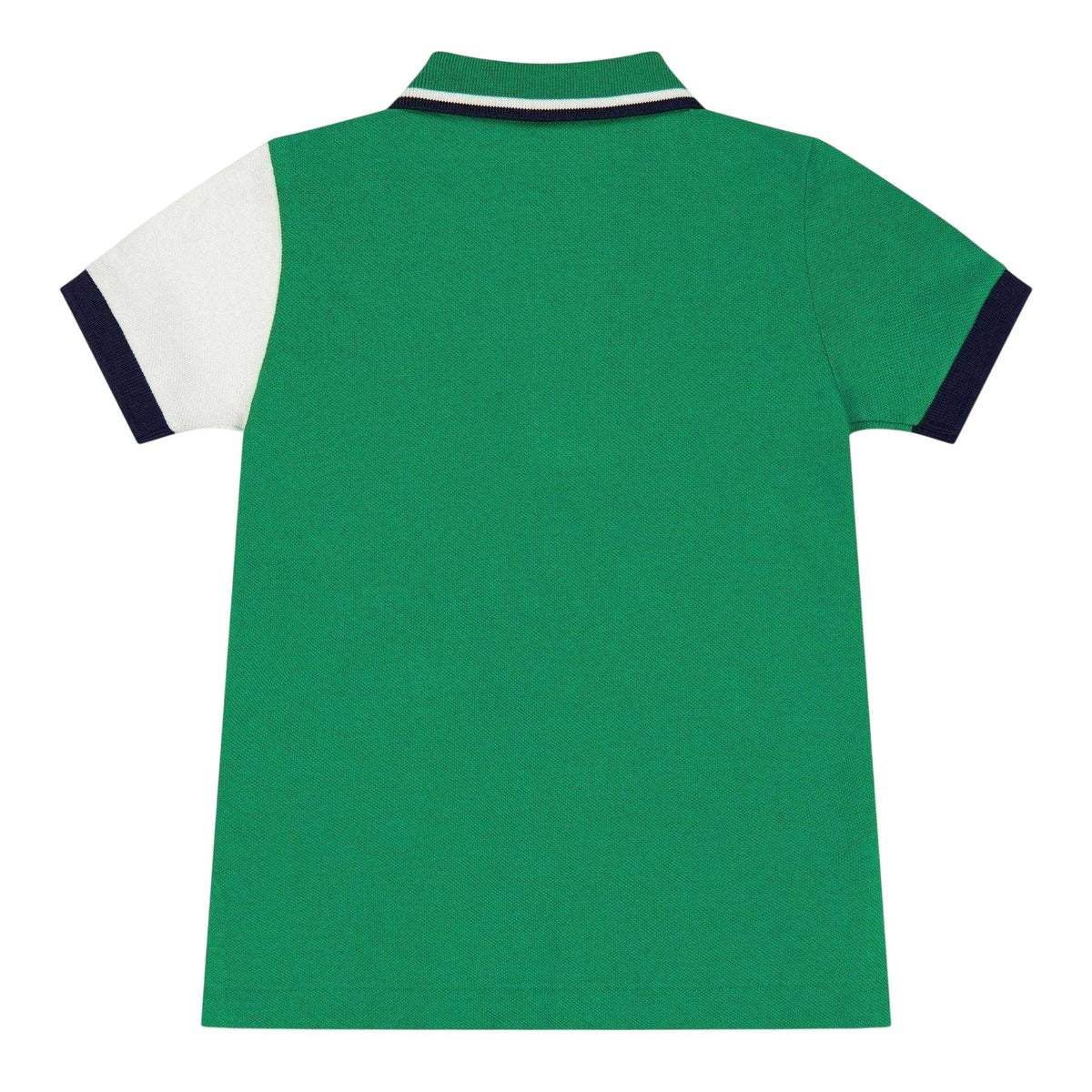 Green - Back - Ralph Lauren Childrens-Kids Colour Block Rugby Shirt